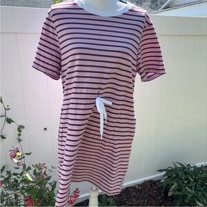 Draper James Tie Waist T-Shirt Dress Size Large